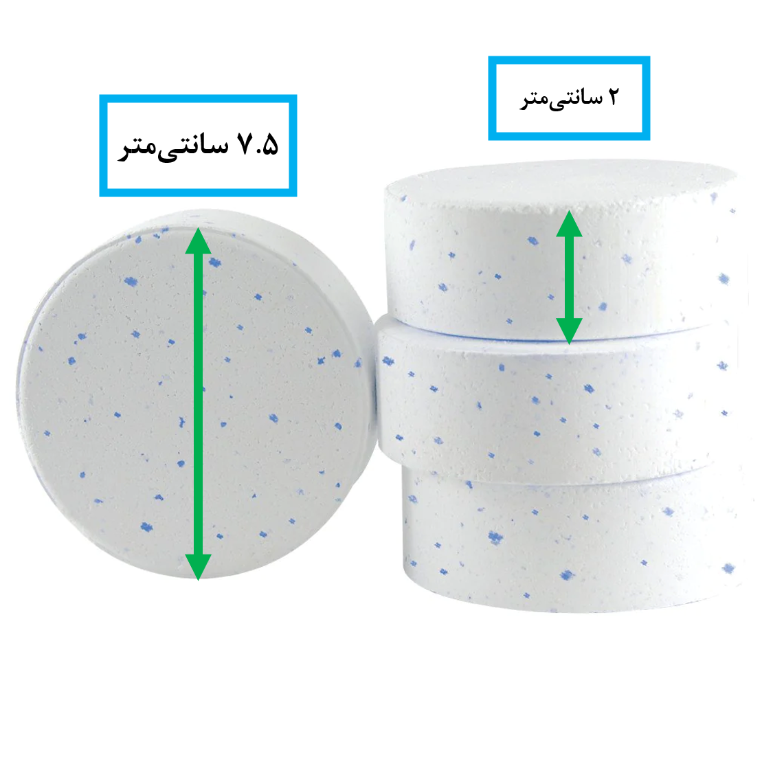 قرص کلر کات کبود دار چینی 5 عددی