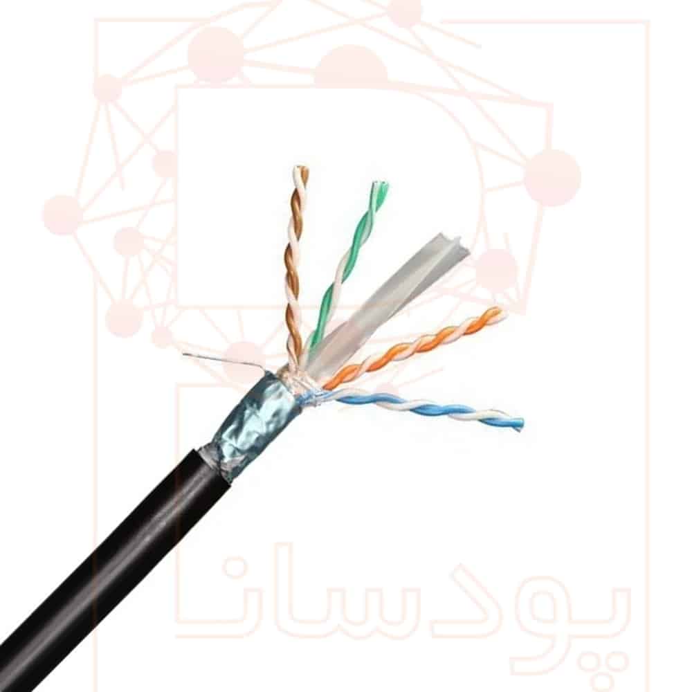 کابل شبکه اوتدور نگزنس ایرانی Cat6 SFTP تمام مس بدون تست