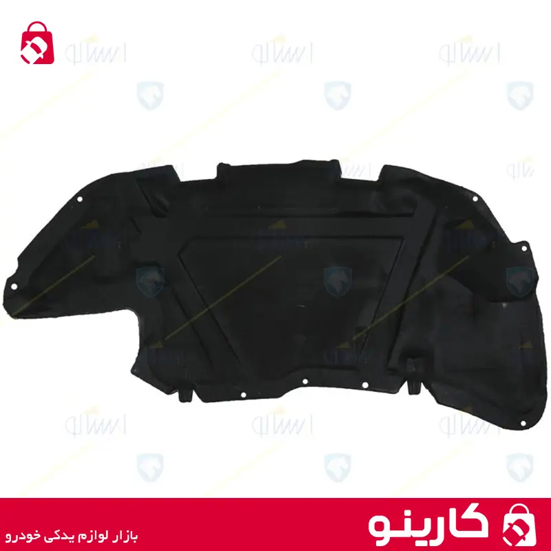 عایق حرارتی سینی محافظ زیر باک بنزین پژو 405 آلومینیومی ایساکو 1140123799