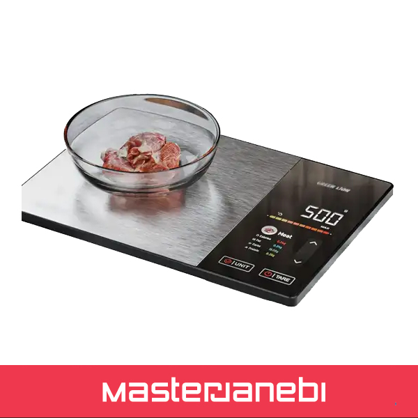 ترازوی هوشمند غذا گرین لاین Green Lion Smart Food Scale GNSMFSL6BK