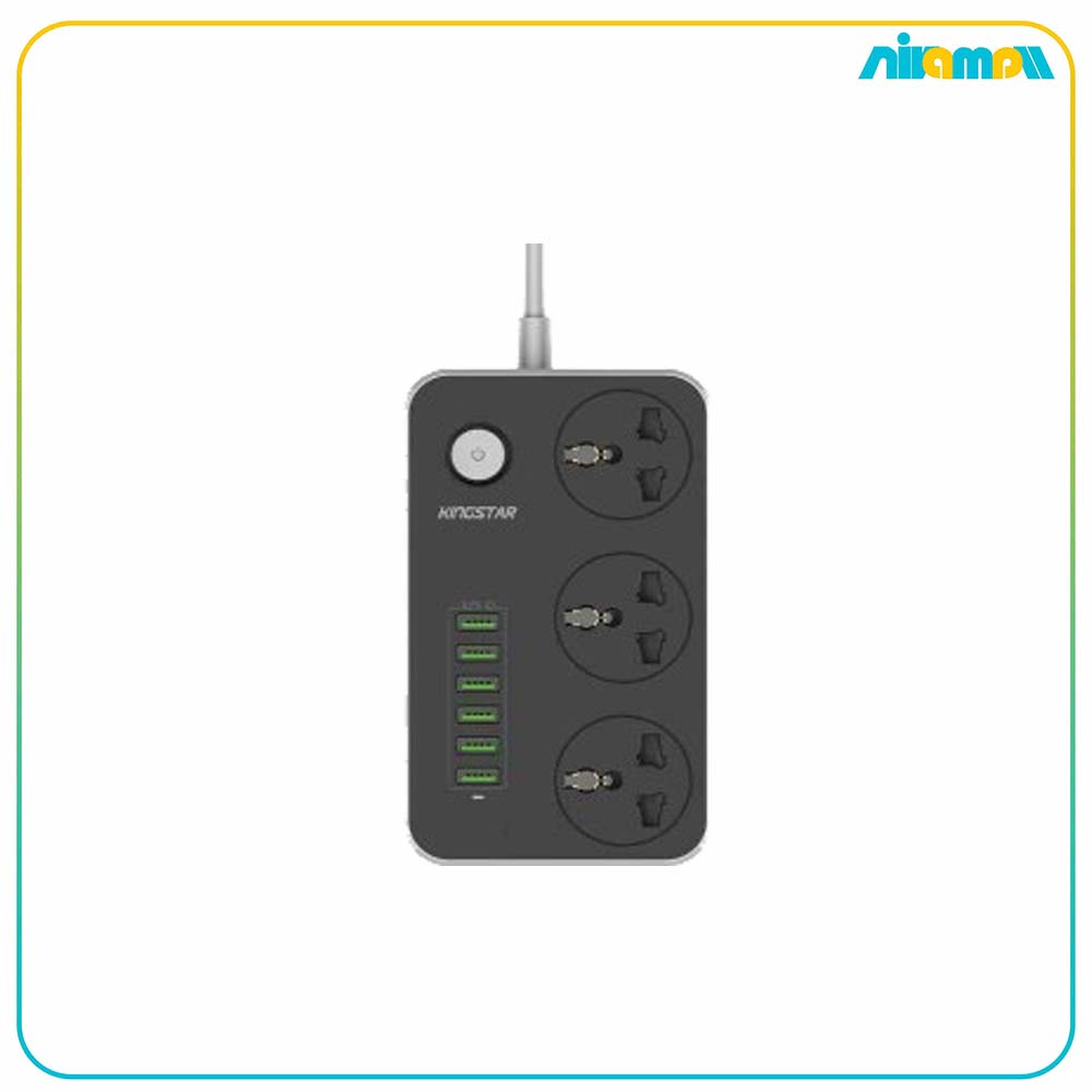 چند راهی برق کینگ استار مدل KPS5145PD