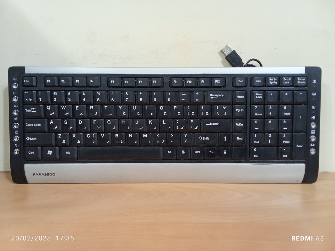 کیبورد فراسو مدلFCR-2890 -استوک
