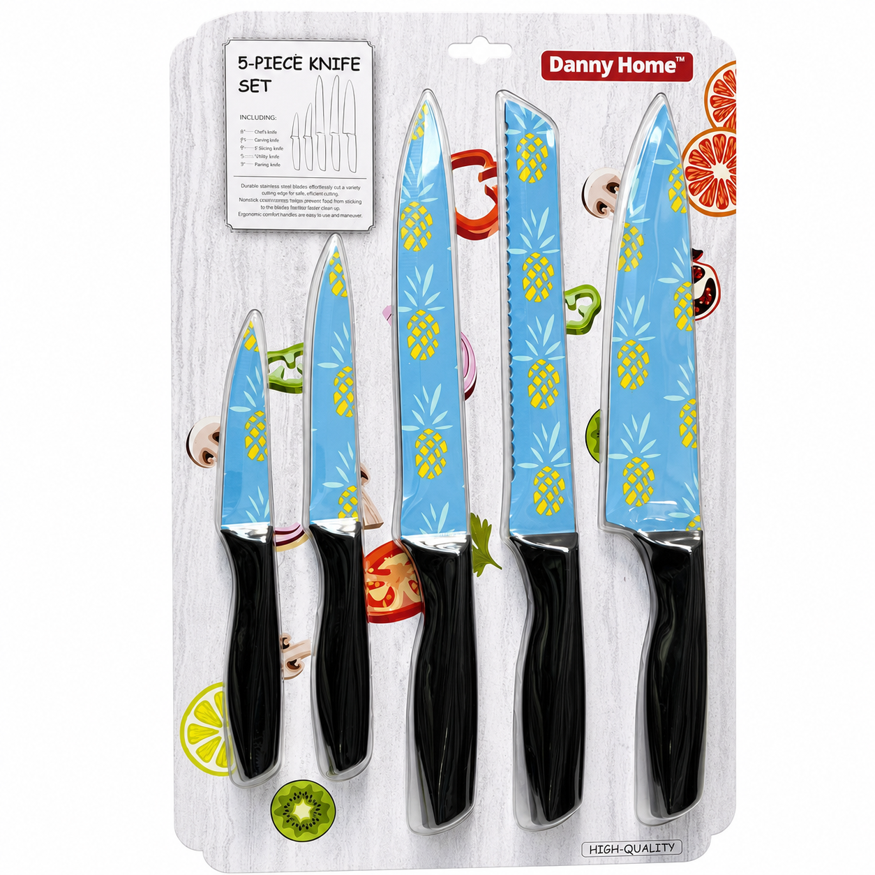 سرویس چاقو ۵ تکه دنی هوم Danny Home |کد6525