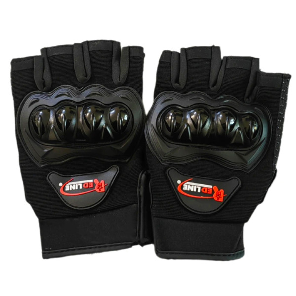 دستکش موتور سواری ردلاین مدل NIME-BLK در 3 اندازه کد MOMO-103