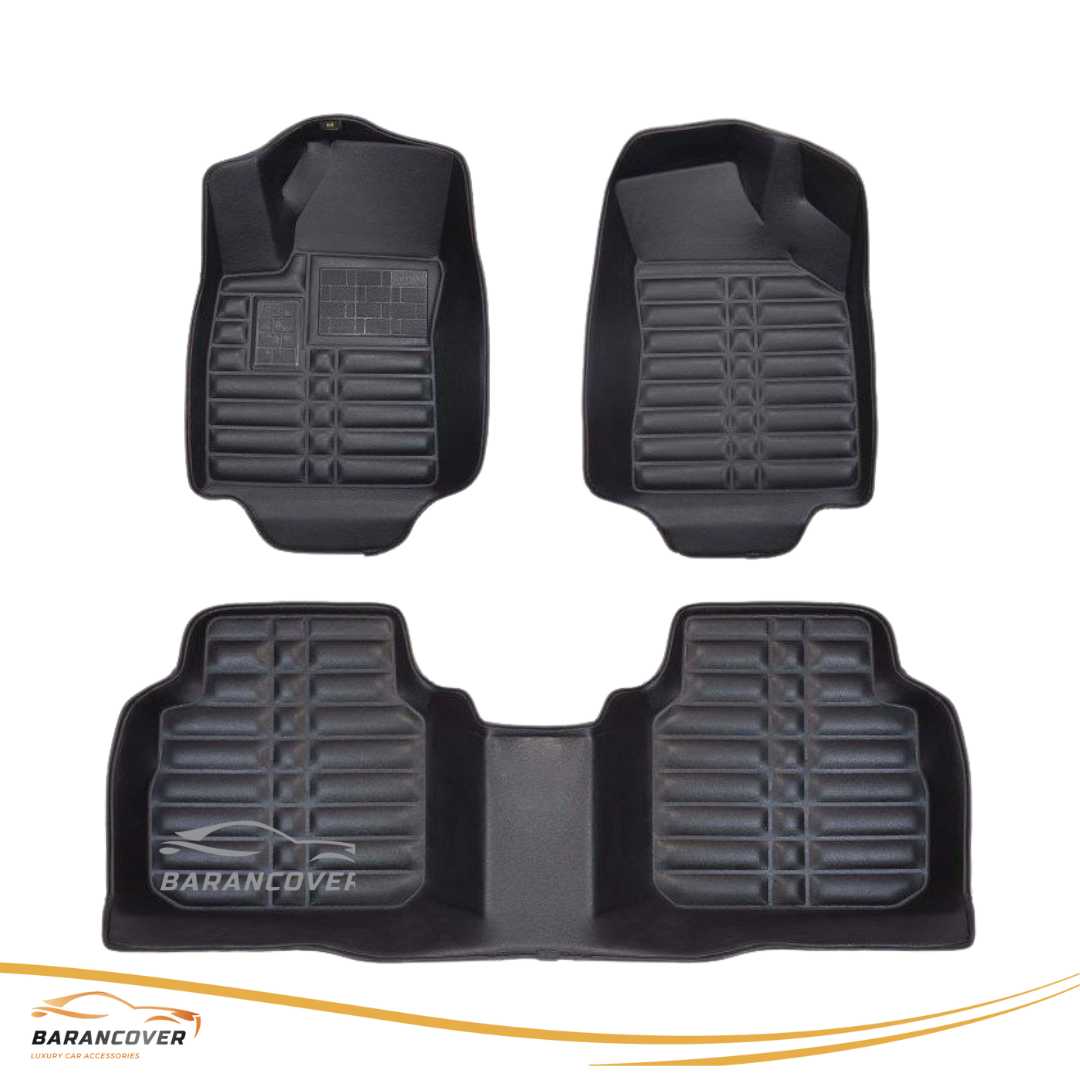 کفپوش پنج بعدی ام جی MG 350 رنگ مشکی