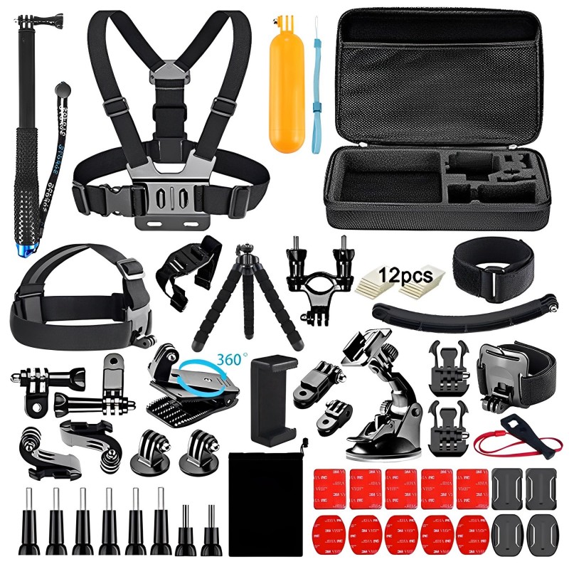 کیت لوازم جانبی 57 تکه گوپرو Gopro Kit