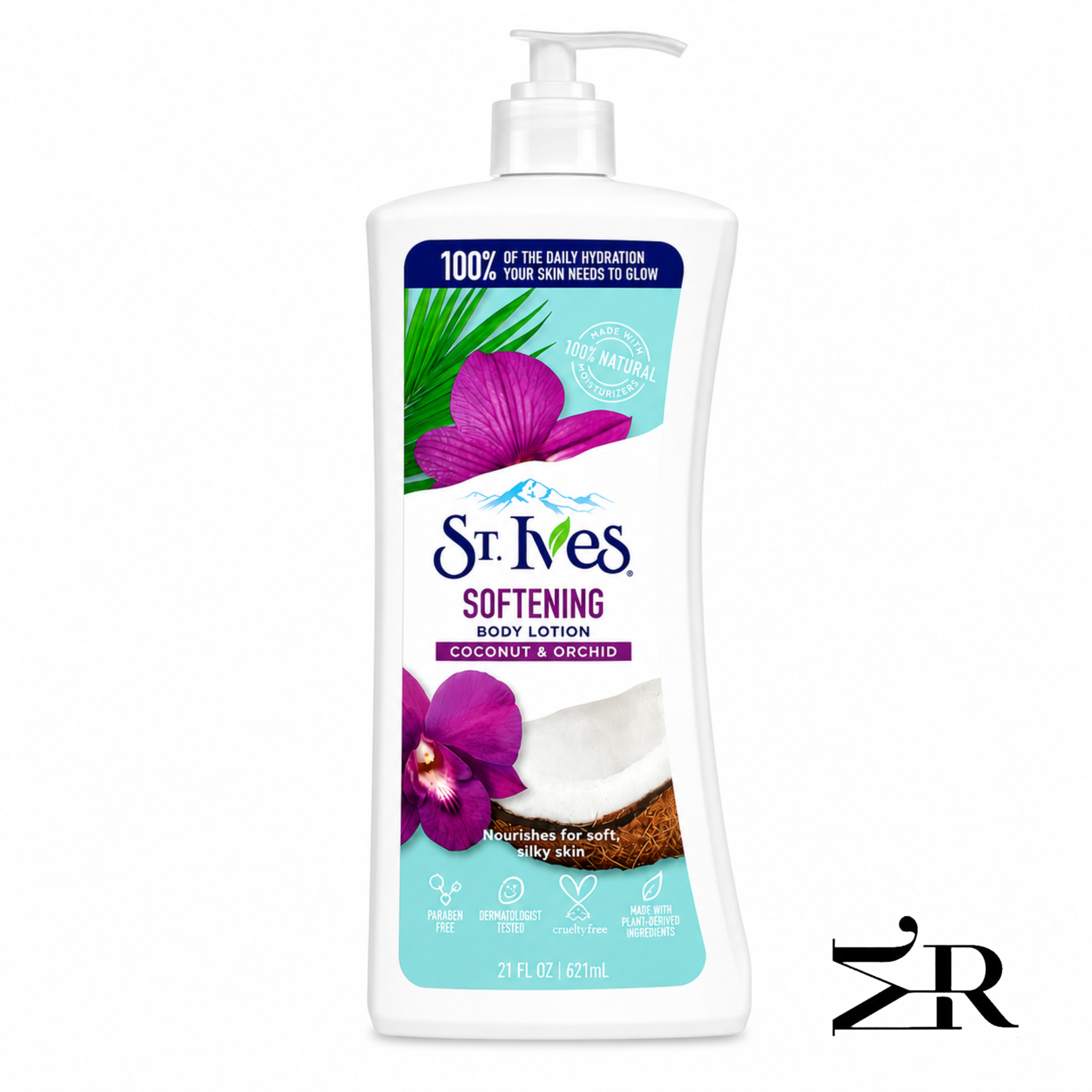 لوسیون بدن سنت ایوز نارگیل و ارکیده | St. Ives Softening Coconut &amp; Orchid | حجم 621 میلی‌لیتر