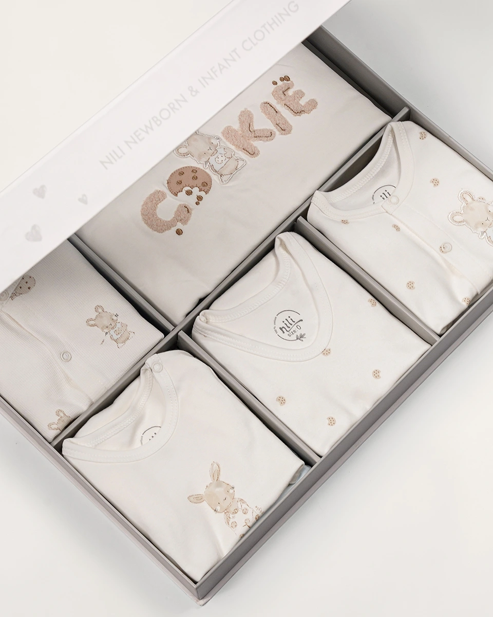 ست بیمارستانی 13 تیکه نیلی طرح خرگوش کوکی