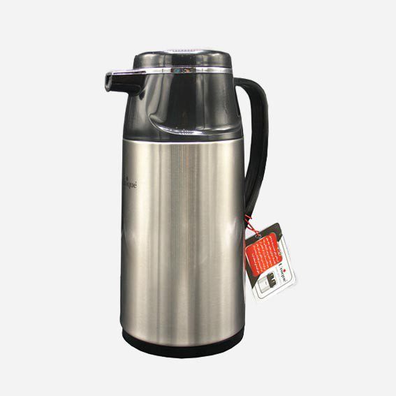 فلاسک 1 لیتر استیل دکمه ای شیشه صورتی یونیک کد UN-1814