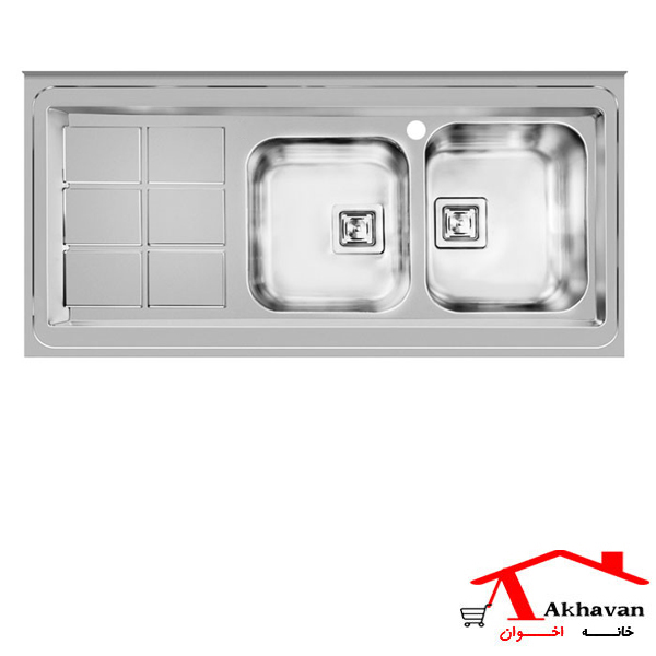 سینک ظرفشویی روکار کد 503S اخوان