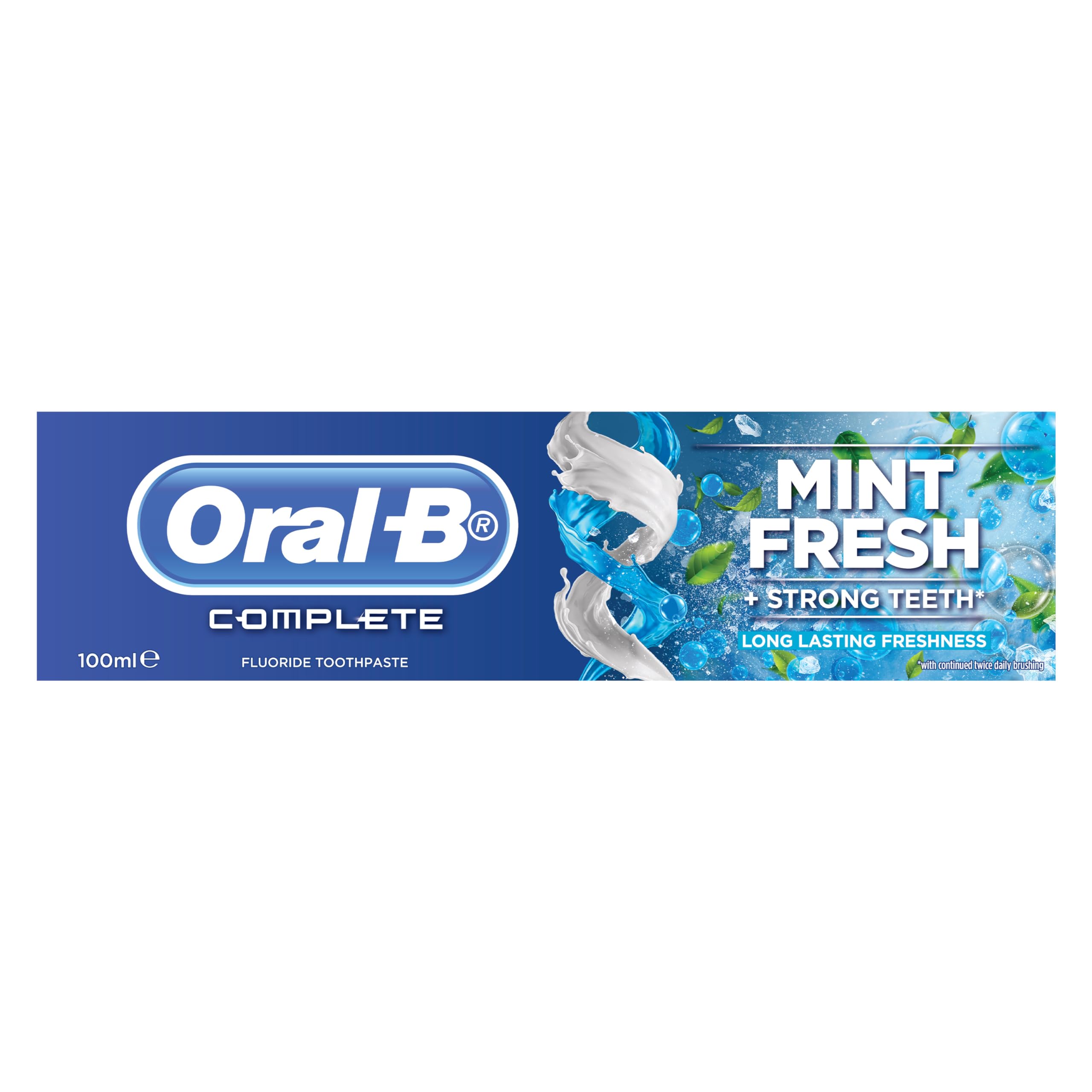 خمیر دندان کامل اورال بی mint fresh طعم نعناع حجم 100 میل Oral-B