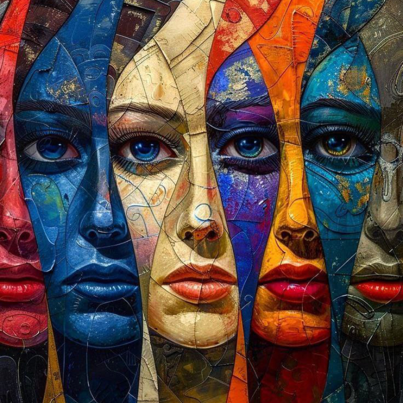 تابلو نقاشی الماسی بزرگسال کد 3969