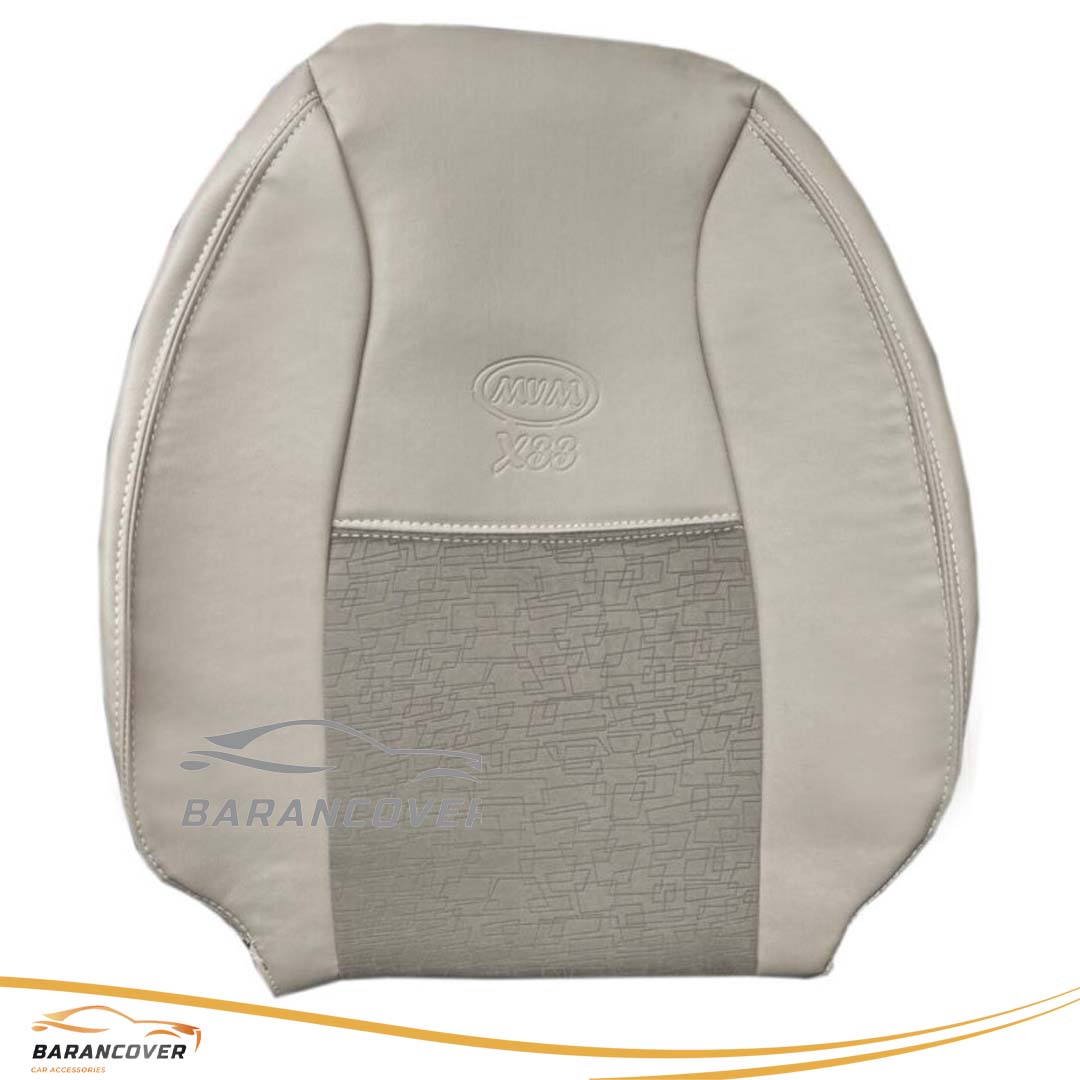 روکش صندلی ام وی ام mvm x33 قدیم 1389-1393 چرم وسط مخمل رنگ کرم