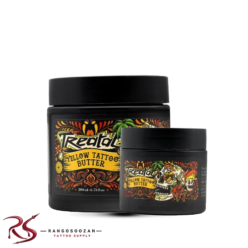 کرم حین کار تتو مدل Treatat Yellow Butter