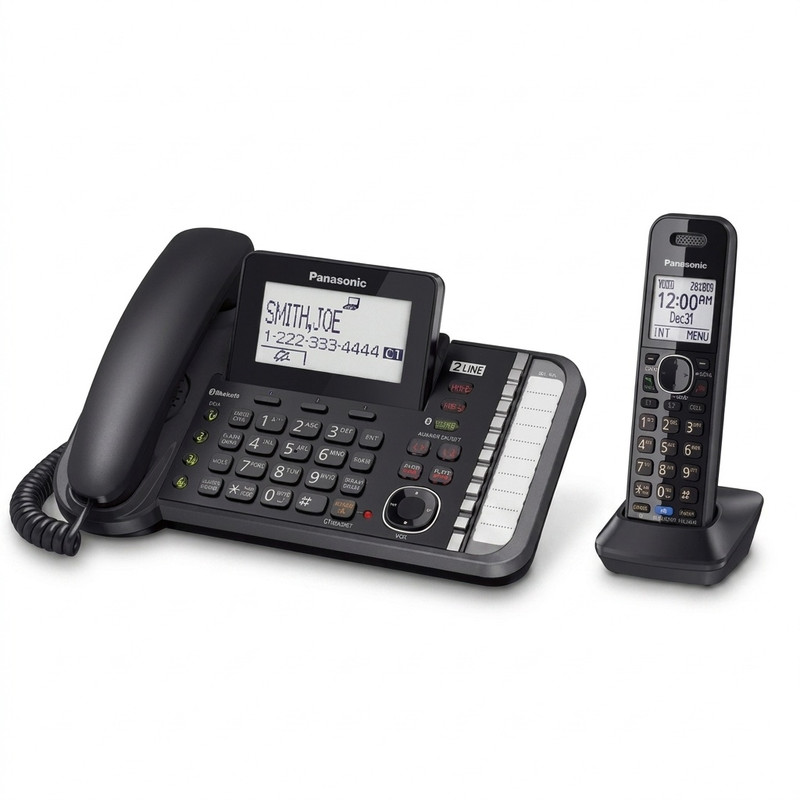 تلفن پاناسونیک مدل KX-TG9581B-BLACK - مشکی