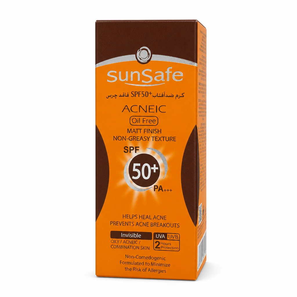 کرم ضد آفتاب فاقد چربی SPF50+ سان سیف