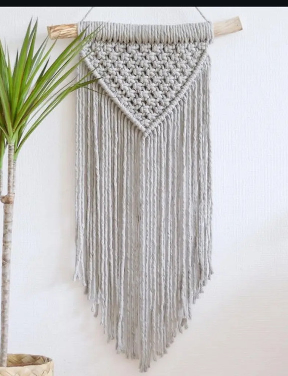دیوارکوب مکرومه کد 202 برند گره چی و رنگ دلخواه