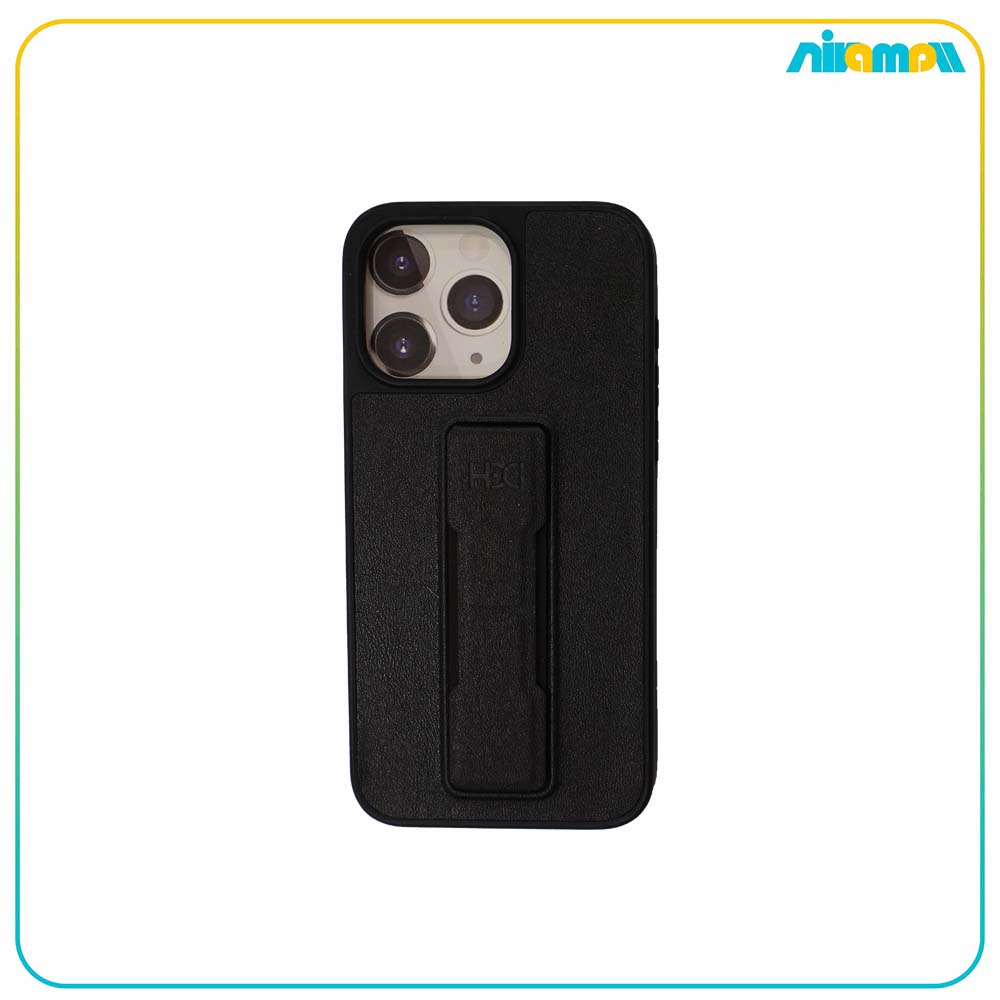 کاور چرمی HDD مدل Grip stand مناسب برای گوشی Iphone 15 promax