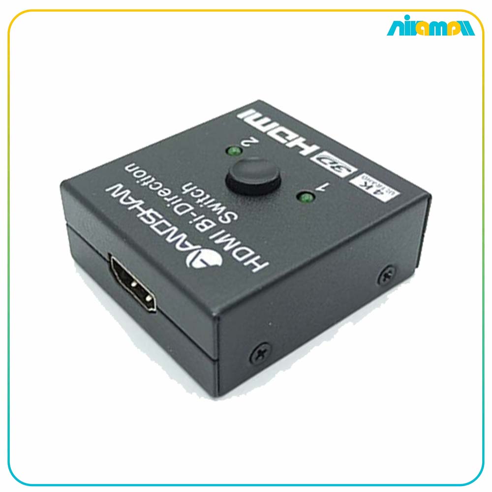 سوئیچ اسپلیتر دو پورت HDMI مدل ANOSHAN 815