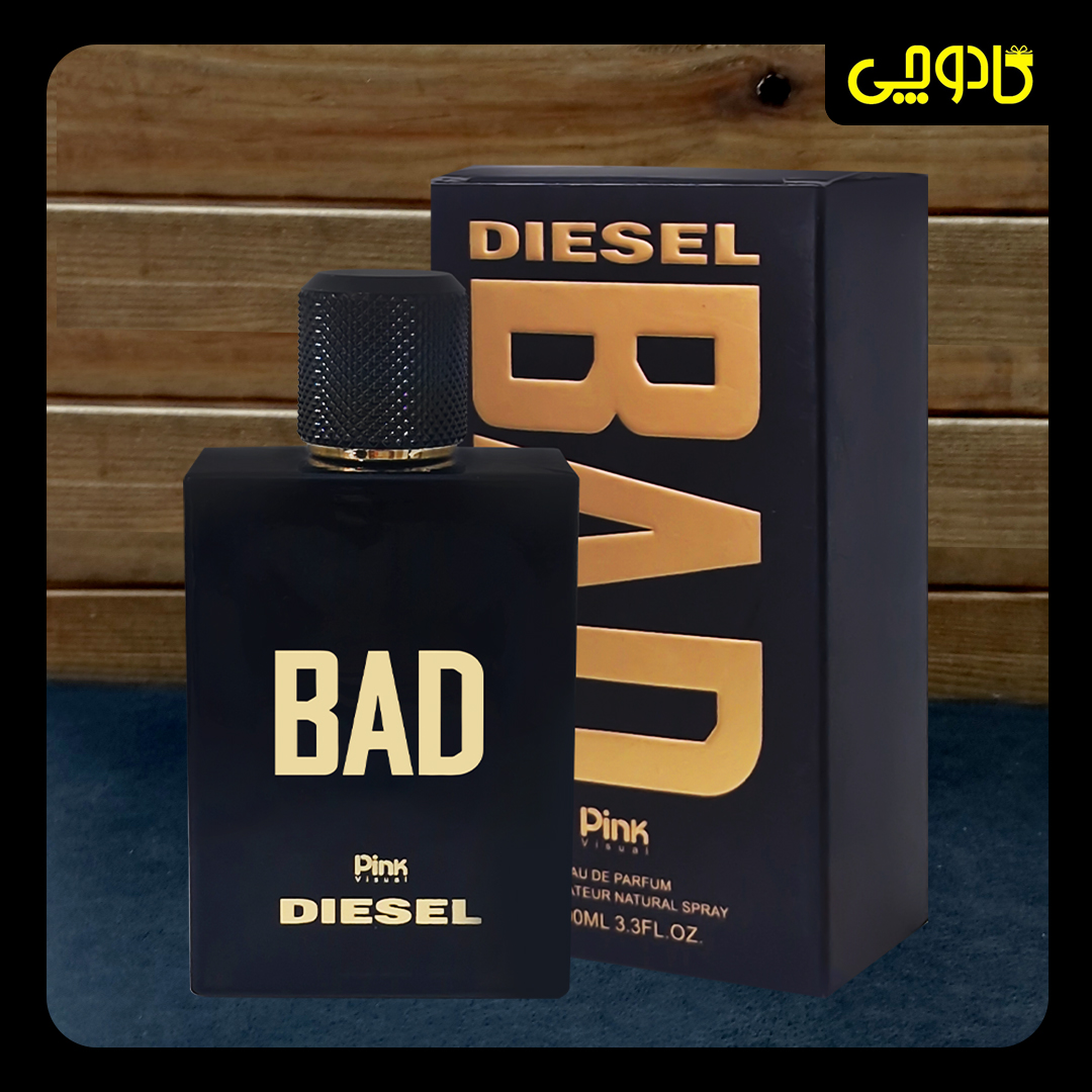 ادوپرفیوم مردانه پینک ویژوآل Pink مدل بد دیزل Bad Diesel حجم 100 میلی لیتر
