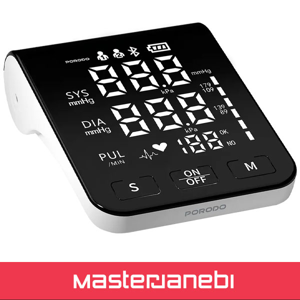 فشارسنج دیجیتال پرودو Porodo Digital Blood Pressure Monitor PDB01A2WH