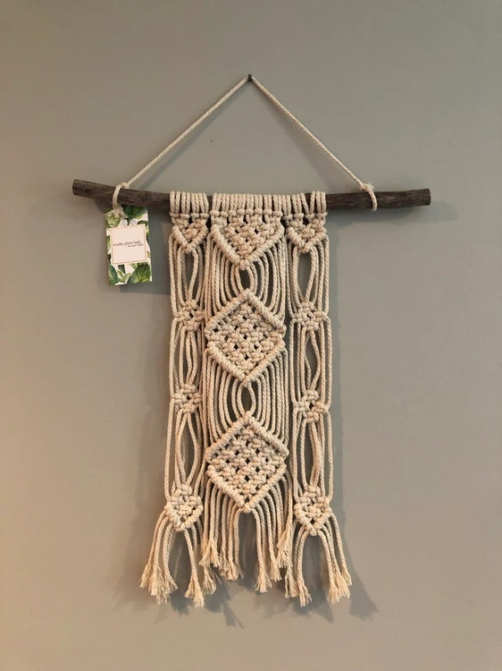 دیوارکوب مکرومه کد 253 برند گره چی و رنگ دلخواه