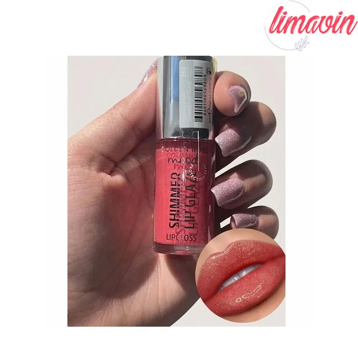 لیپ گلاس Shimmer Glaze گلدن رز - peach fizz 252