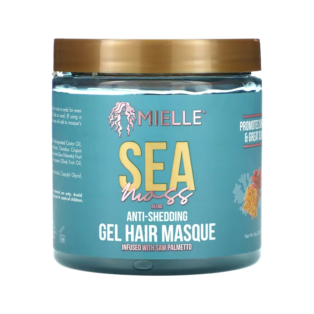 ماسک موی ژلی میله ضد ریزش مدل Sea Moss مخلوط خزه دریایی / Mielle