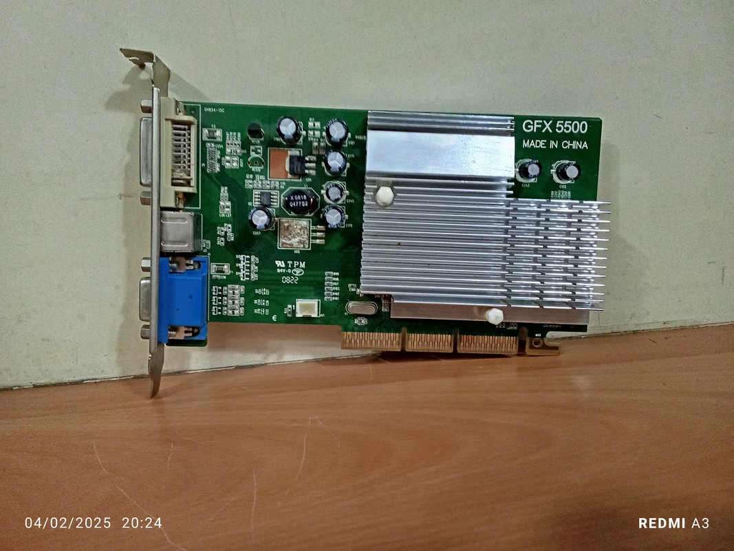 گرافیک 256 مگابایت AGP مدل FX5500(استوک)