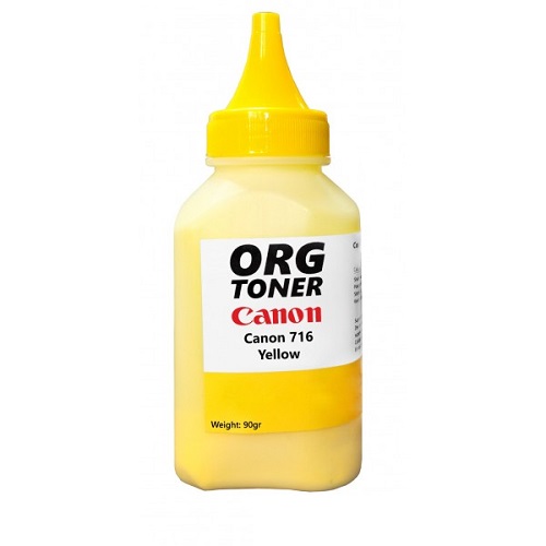 تونر شارژ 90g کارتریج کانن 716 زرد Canon 716 yellow 90gr toner