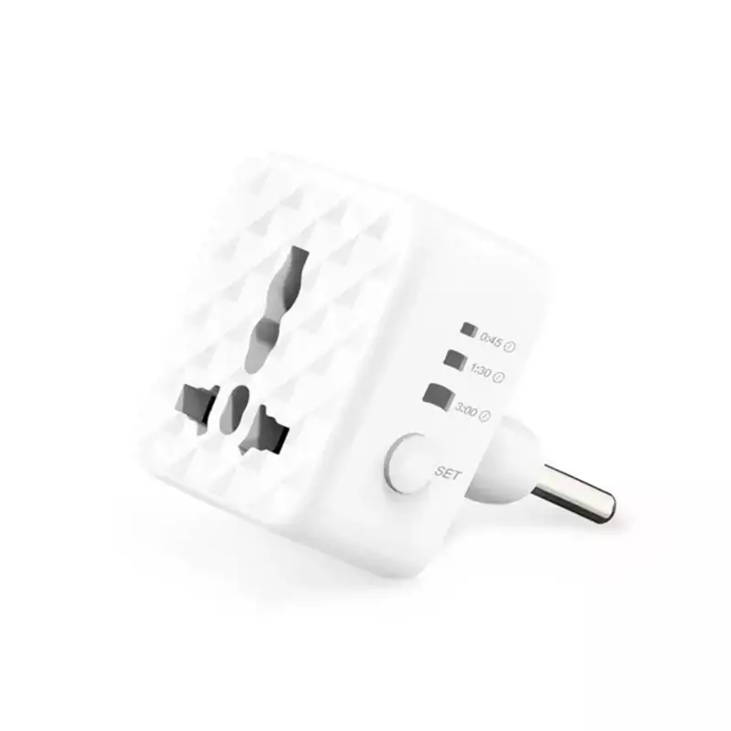 تبدیل برق جهانی 3 به 2 تایمردار گرین لاین Green Lion Universal Conversion Plug With Timer Function