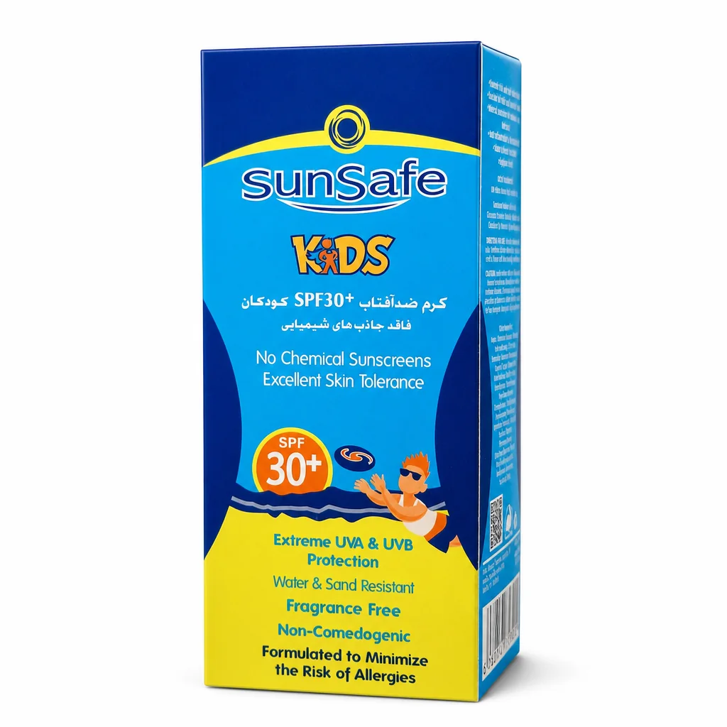 کرم ضد آفتاب کودکان SPF30+ سان سیف