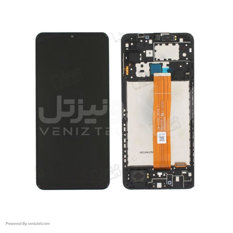 تاچ و ال سی دی با فریم اصلی شرکتی  سامسونگ (Service Pack) مدل LCD Samsung A125 + F