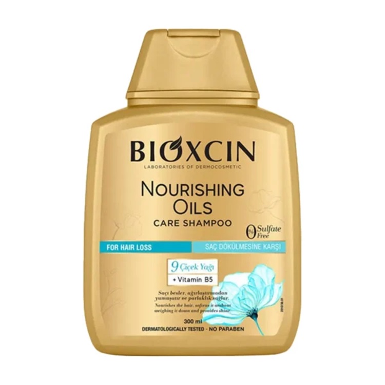شامپو ضد ریزش و مغذی بیوکسین مدل NOURISHING OILS حجم 300 میل