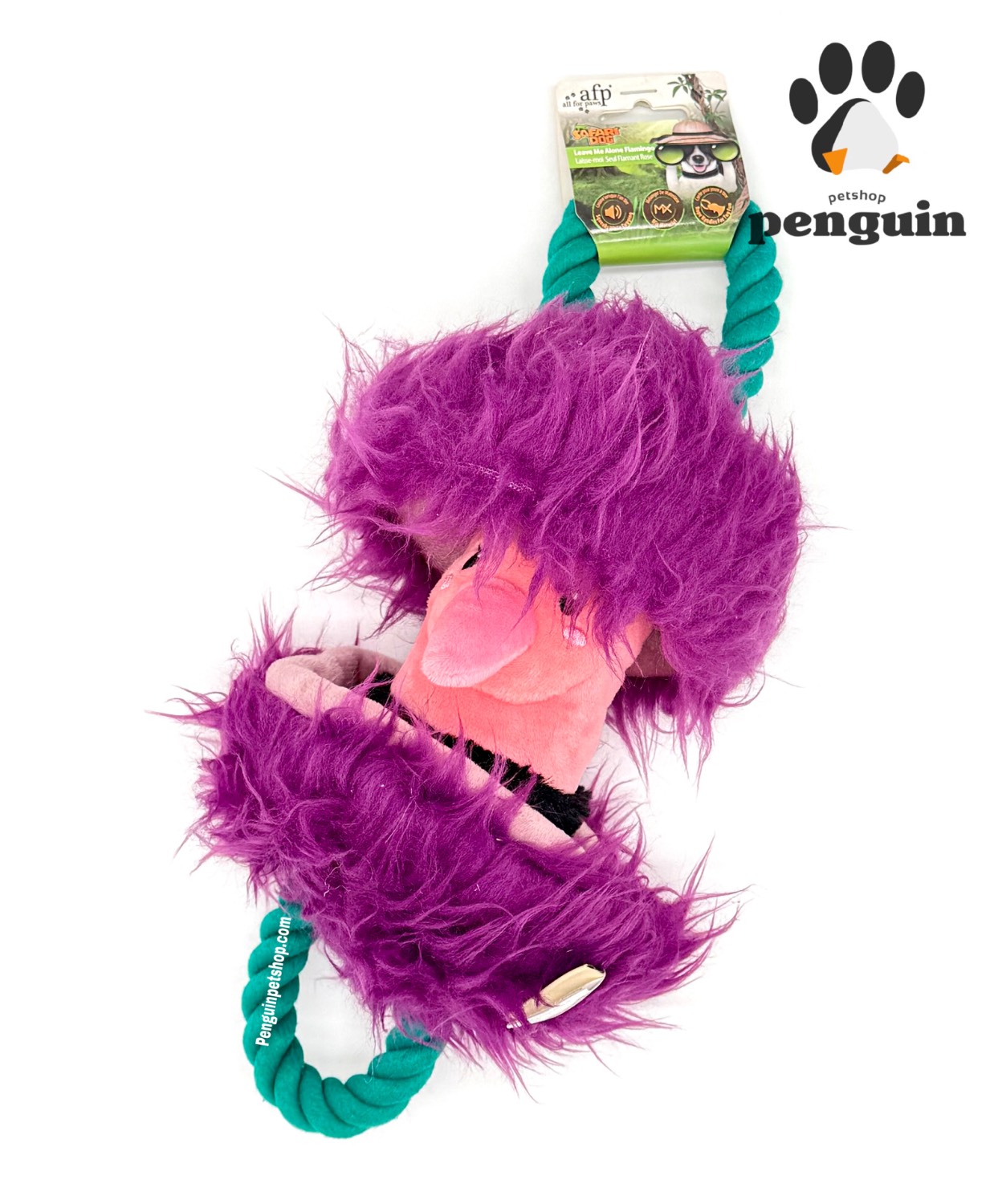 اسباب بازی سگ فلامینگو در تخم (تاگ آموزشی) ای اف پی LEAVE ME ALONE FLAMINGO