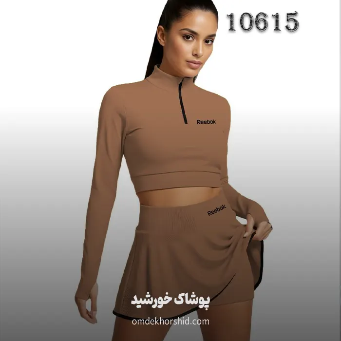 ست بادی با شورتک دامن ریبوک