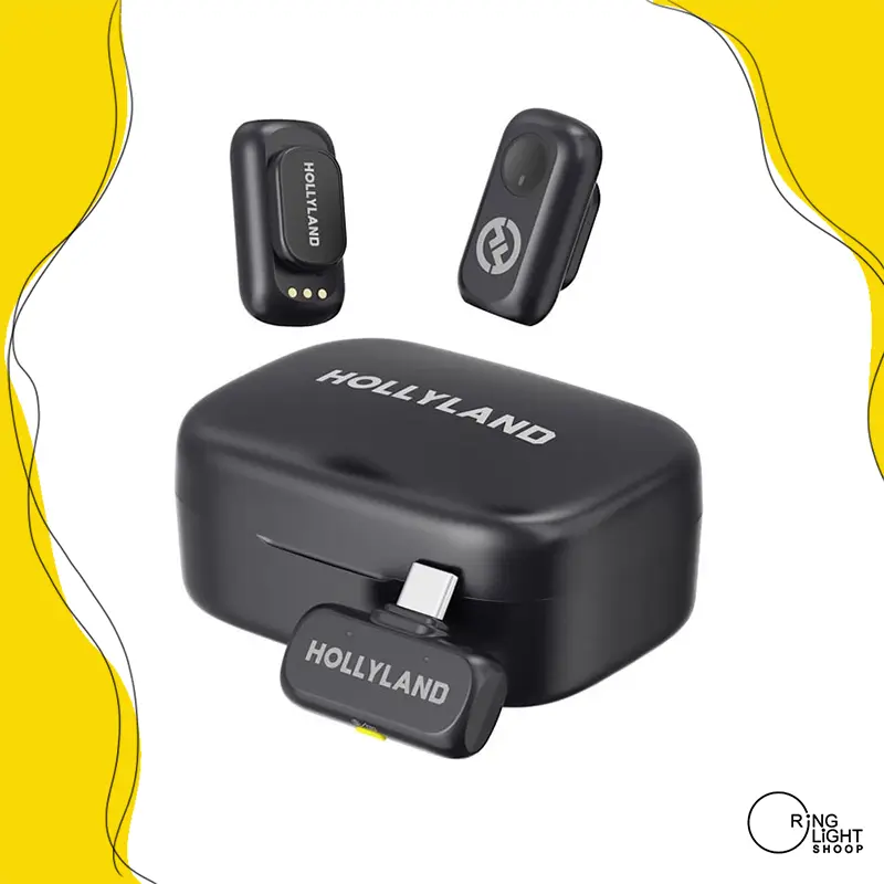 میکروفون بیسیم یقهای هالیلند مدل Hollyland LARK Lark A1 با درگاه USB Type-C (بدون کیس)