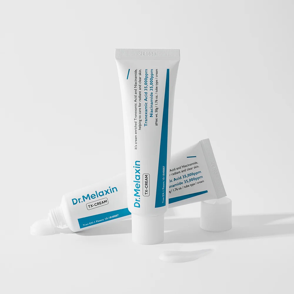 کرم ضد لک و روشن کننده ترانگزامیک اسید دکتر ملاکسین 50 گرم Dr.Melaxin TX Tranexamic Acid CREAM