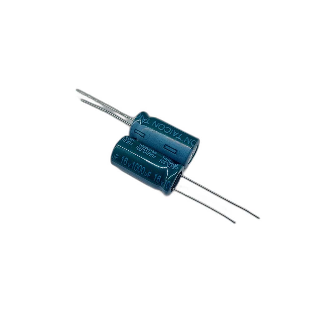 خازن الکترولیتی 1000uF / 16V مارک TAICON PZ(PW) سایز 10mmx21mm