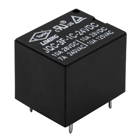 رله 24V پایه میلون T73 مارک LIMING کد JQC-3F-1C-24VDC