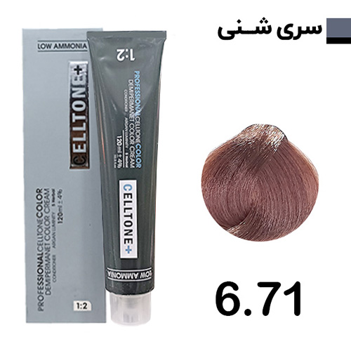 رنگ مو بلوند شنی تیره سلتون پلاس شماره 6.71