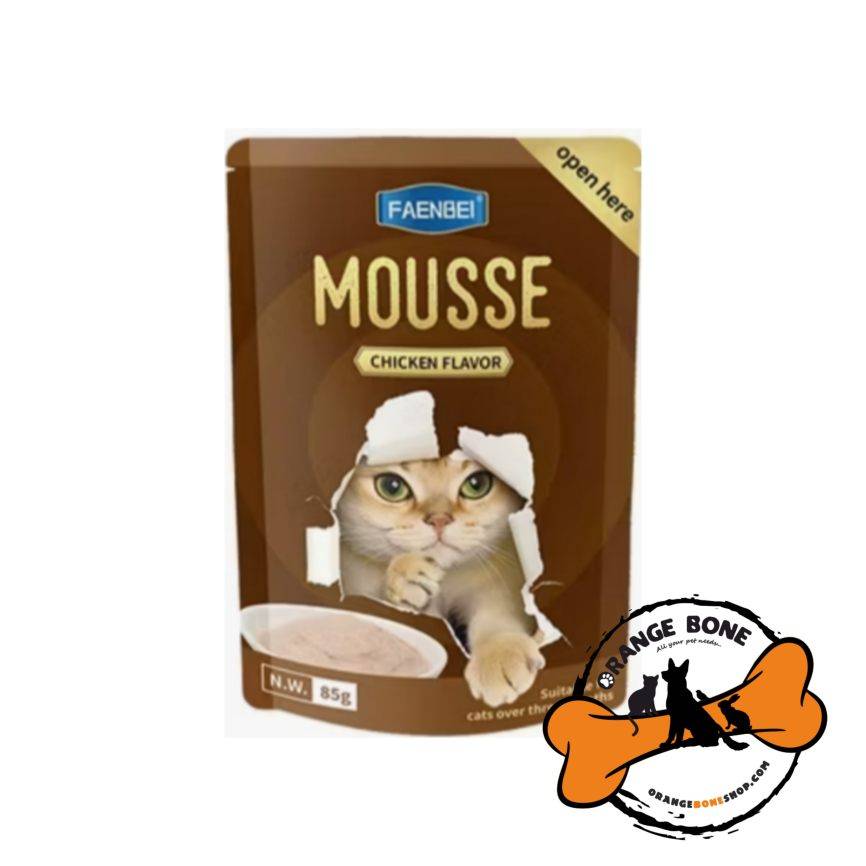 پوچ گربه فنبی Mousse طعم مرغ