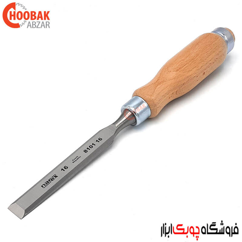 مغار سر تخت 16 میلیمتر دسته چوبی نارکس کد 810116