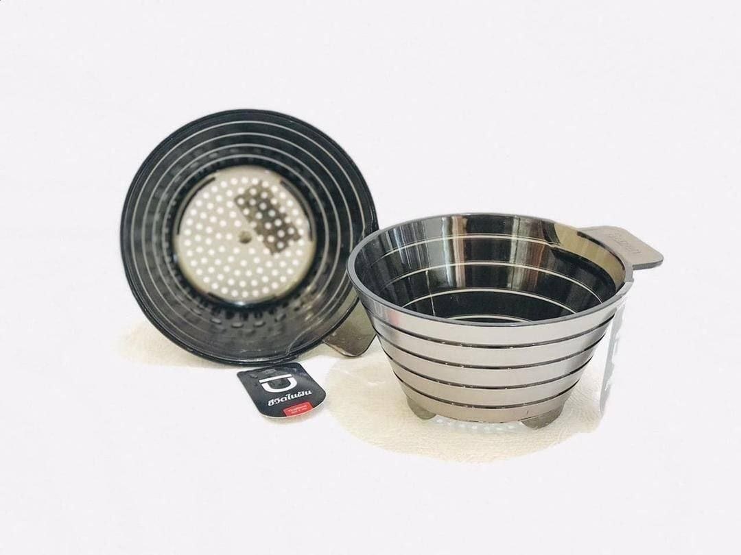 بازن تفاله گیر تایلندی نقره‌ای ۶۰۴۱ | Bazen Thai Silver Sink Strainer 6041