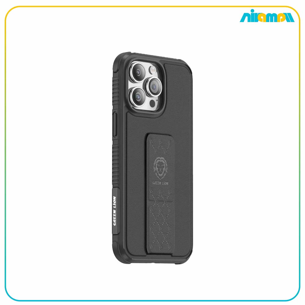کاور گرین لاین مدل Series 79 همراه با دستگیره چرمی مناسب برای گوشی موبایل iPhone 14 Pro Max
