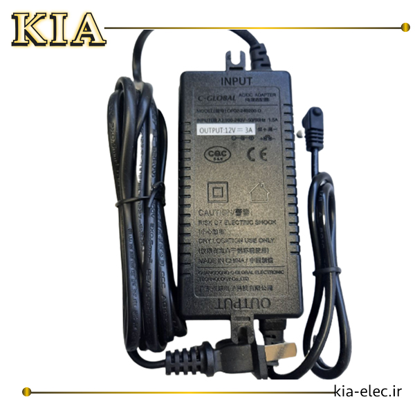 آداپتور  12v 3a