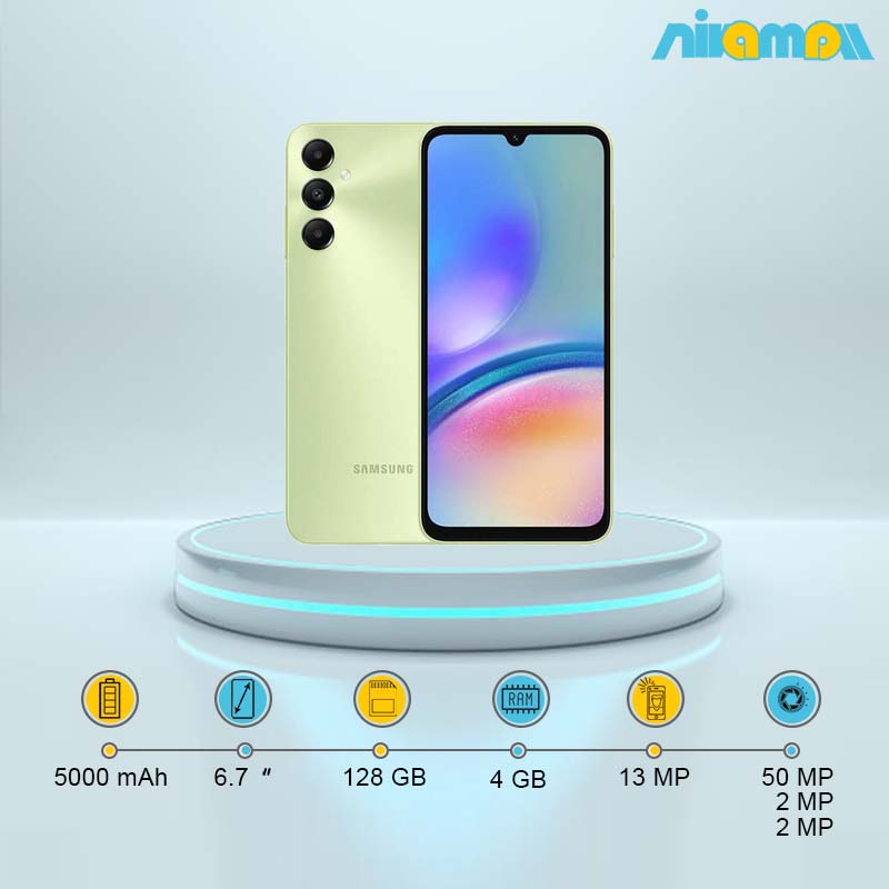 گوشی موبايل سامسونگ مدل Galaxy A05s دوسیم کارت ظرفیت 128 گیگابایت و رم 4 گیگابایت
