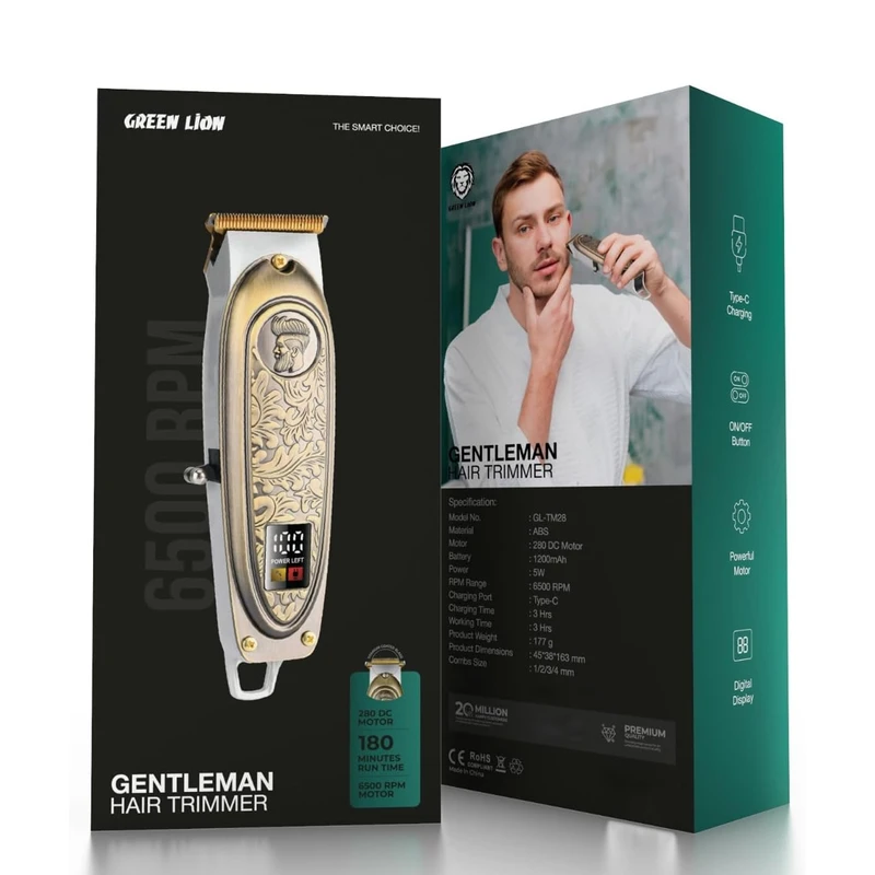 ماشین اصلاح گرین لاین Green Lion Gentleman Hair Trimmer GNNTTRIMGD