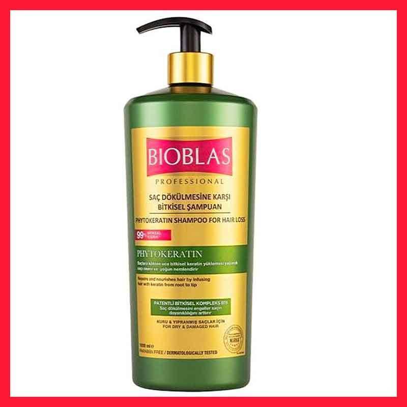 شامپو ضد ریزش بیوبلاس مدل phytokeratin حجم1000 میل