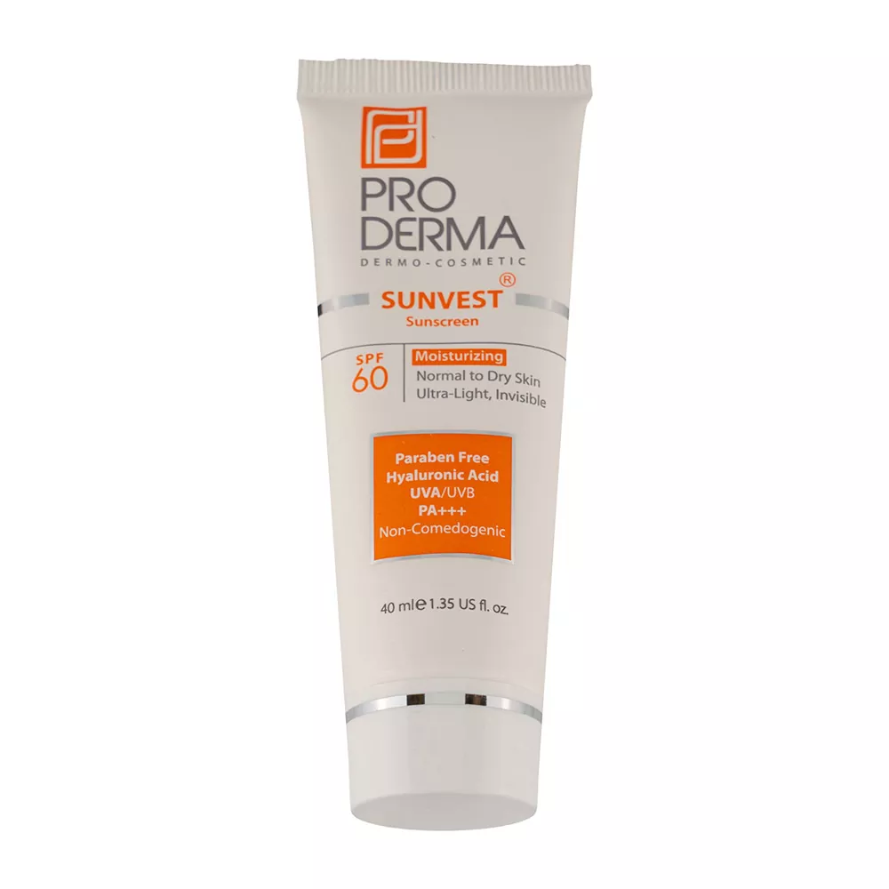 ضد آفتاب و مرطوب کننده SPF60 پرودرما